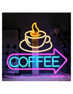 Luz de Neón LED Virlusy para Decoración de Café Dimmable