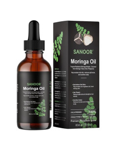 Aceite Milagroso de Moringa SANOOR 60ml Puro y Prensado en Frío
