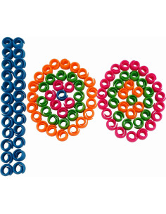 100pcs Abrazadores de Bobinas New Brothread - Silicona Flexible 2