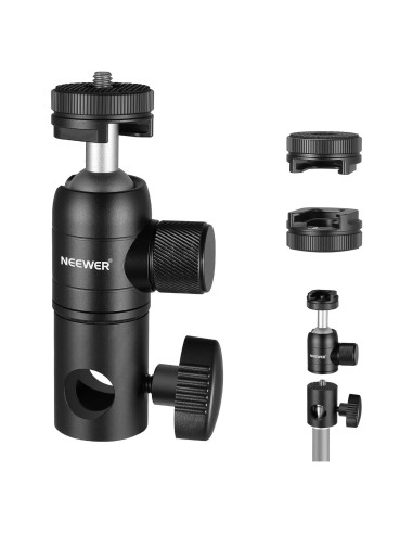 Adaptador de Montaje NEEWER con Cabezal de Bola y Zapata Fría