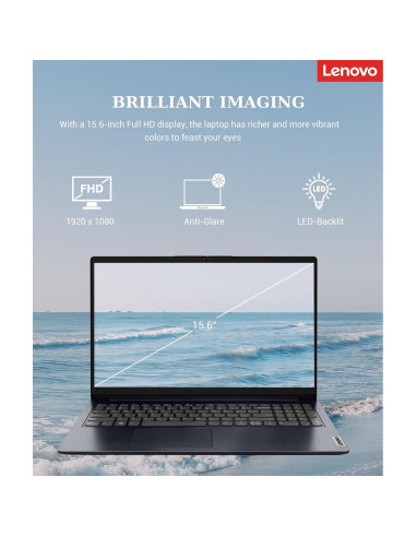 Lenovo IdeaPad 1 Laptop 15.6" FHD 12GB RAM 256GB SSD Windows 11