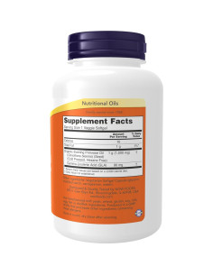 Suplemento NOW Foods Aceite de Onagra 1000 mg 90 Cápsulas Veganas 2