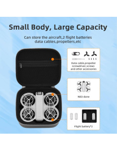 Funda de Transporte para Drone DJI Neo - Nylon Negro 2