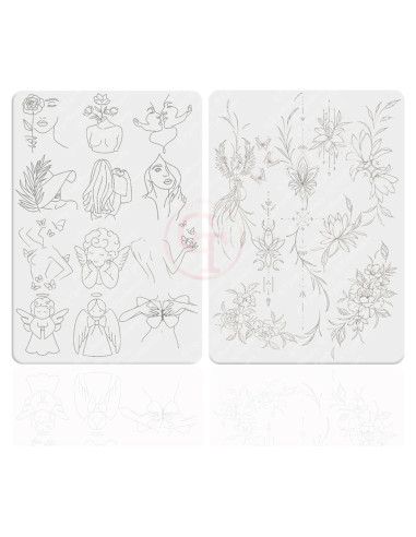 Piel de Práctica de Tatuaje FeteBeauty 1pc Silicona 1.5mm