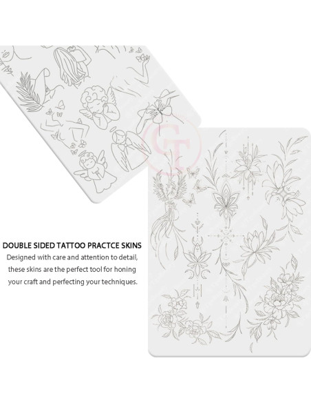 Piel de Práctica de Tatuaje FeteBeauty 1pc Silicona 1.5mm Piel de Práctica de Tatuaje FeteBeauty 1pc Silicona 1.5mm