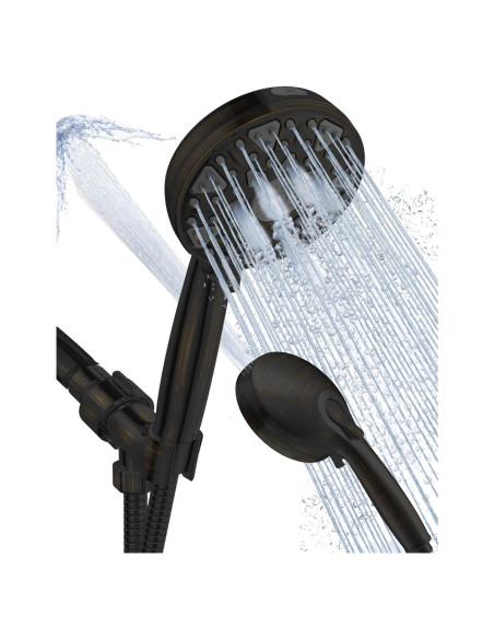 Cabezal de Ducha Diiwet 7 Configuraciones Alta Presión Bronce
