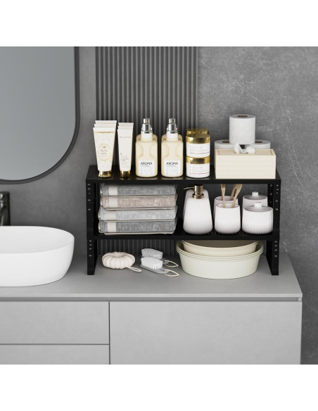 Organizador de Especias Expandible Wobmmi - Estante Ajustable para Cocina Organizador de Especias Expandible Wobmmi - Estante Ajustable para Cocina