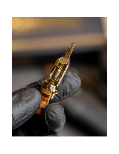 Cartuchos de Agujas de Tatuaje Kwadron 20 Unidades Punta Larga