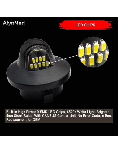 Lámparas LED traseras AlyoNed para Ford F-150 F-250 F-350