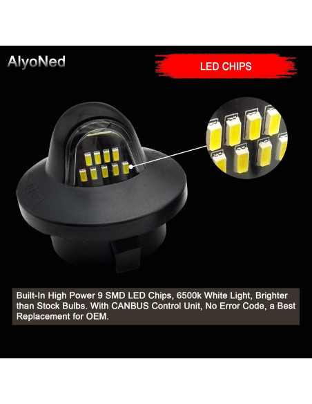 Lámparas LED traseras AlyoNed para Ford F-150 F-250 F-350