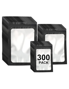 300 Bolsas Mylar Reutilizables MEACOLIA 3 Tamaños 7.6-20.1 cm
