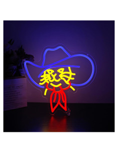 Luz de Neón LED Gato HSJNJKFU para Decoración de Pared