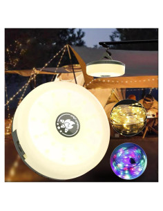 Luces de Cuerda Janhaley 10m USB RGB + Luz Cálida Impermeables