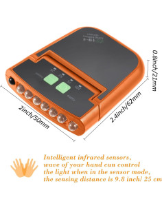 Linterna LED Clip en Gorro Mudder Recargable USB 1000 Lúmenes 2