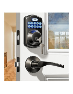 Cerradura Electrónica Veise KS01B con Teclado y Manijas