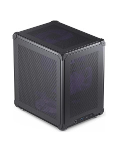 Caja de PC JONSBO C6 Negro Micro ATX Compacta Malla