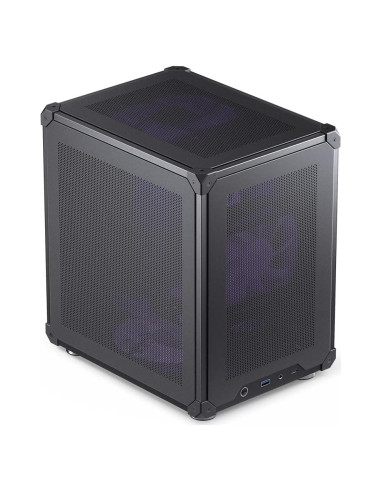 Caja de PC JONSBO C6 Negro Micro ATX Compacta Malla