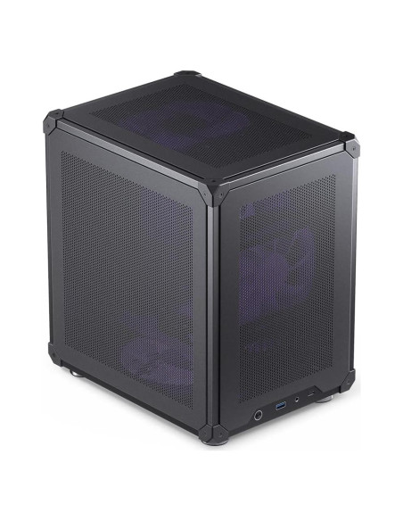 Caja de PC JONSBO C6 Negro Micro ATX Compacta Malla