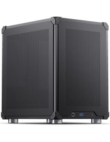 Caja de PC JONSBO C6 Negro Micro ATX Compacta Malla
