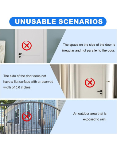 Alarmas para Puertas y Ventanas ANKOSHUN - 6 Paquete Gris