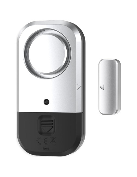 Alarmas para Puertas y Ventanas ANKOSHUN - 6 Paquete Gris