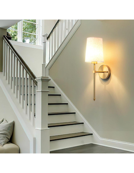 Aplique de Pared Inalámbrico YHCDLAMP LED Regulable 12W