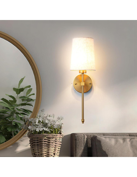 Aplique de Pared Inalámbrico YHCDLAMP LED Regulable 12W