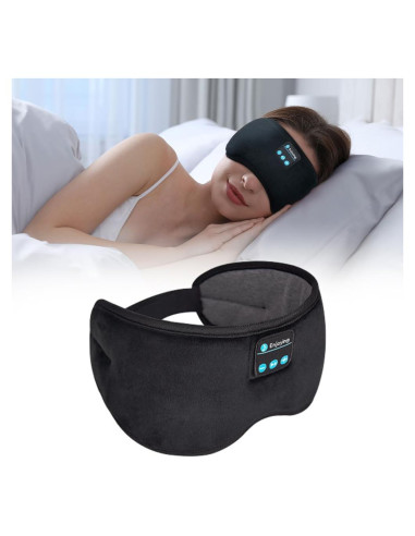 Máscara de Sueño Inalámbrica SYPVRY con Auriculares Bluetooth 5.2