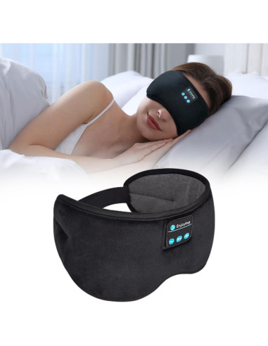 Máscara de Sueño Inalámbrica SYPVRY con Auriculares Bluetooth 5.2