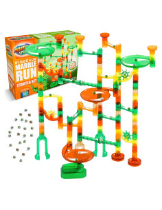 Juego de Canicas Marble Genius Dinosaurio - 130 Piezas