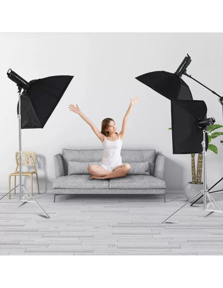 Soporte de Luz Cevoqin 2.85m Acero Inoxidable Alta Resistencia