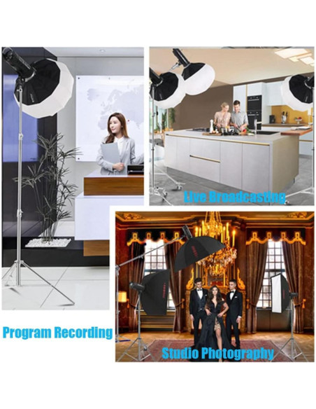 Soporte de Luz Cevoqin 2.85m Acero Inoxidable Alta Resistencia