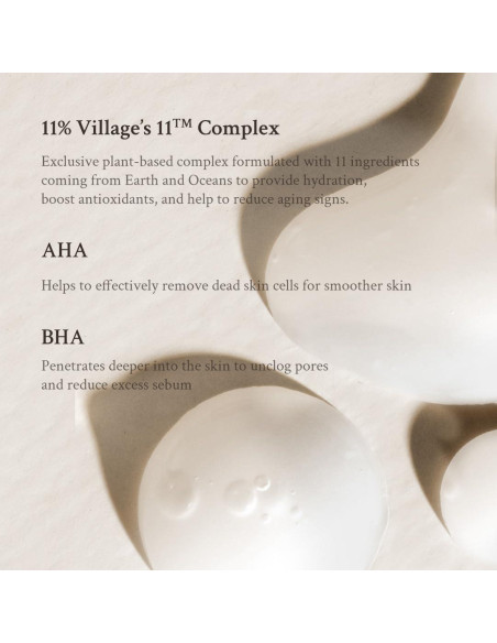 Suero Exfoliante AHA BHA Village 11 Factory 50ml Piel Grasa