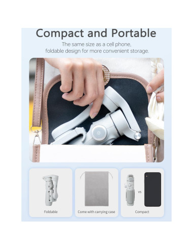 Estabilizador de Smartphone FeiyuTech VB 4 con AI y Varilla 21cm