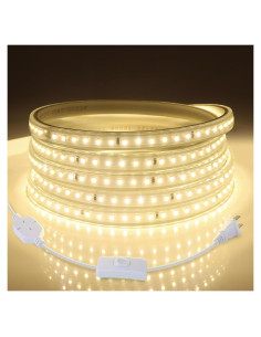 Tira LED 2m AIMENGTE 240 LEDs Blanco Cálido 3000K IP65