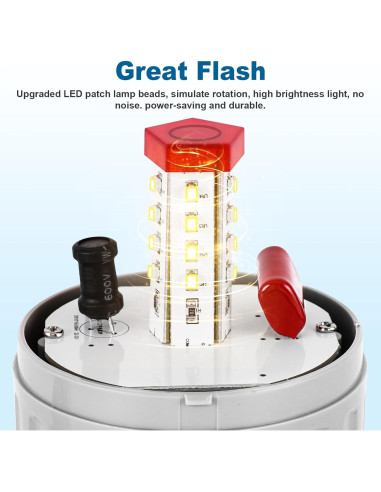 Alarma de Nivel de Agua Saladulce para Bomba de Sump 30-110dB