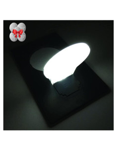 10 Tarjetas LED Portátiles Inovat con Luz Blanca y Baterías