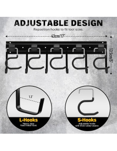 Organizador de Herramientas de Jardín ELEAD 172.72 cm Ajustable 2
