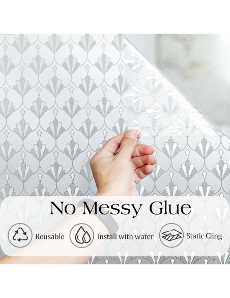 Película de Ventana Rabbitgoo Esmerilada 44.5x200 cm Sin Adhesivo