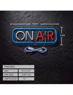 Luz de Neón ON AIR LED 40x15 cm USB Decorativa 2