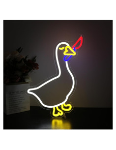 Luz de Neón LED Pato HSJNJKFU para Decoración de Pared