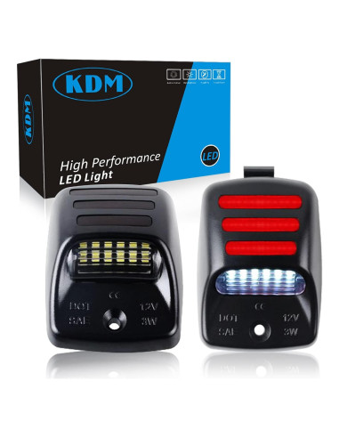 KDM Luz de Placa de Licencia LED Toyota Tacoma 2005-2015