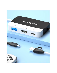 Estación de Acoplamiento 2 en 1 Yigorn para Nintendo Switch 1080P