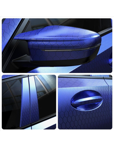 Envoltura de Vinilo Hexagonal Lypumso 0.3m x 1.5m Azul