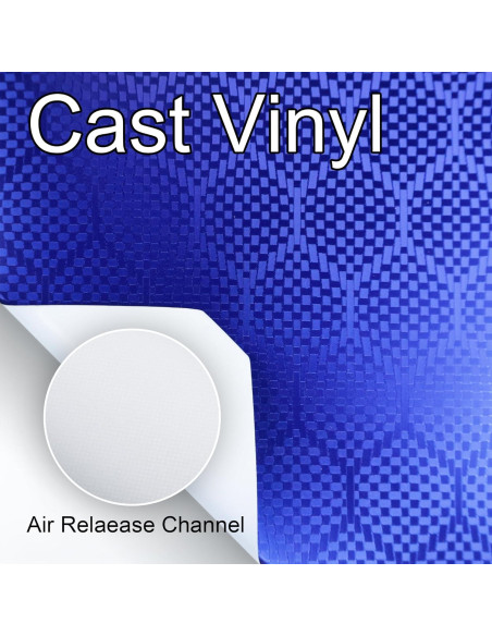 Envoltura de Vinilo Hexagonal Lypumso 0.3m x 1.5m Azul