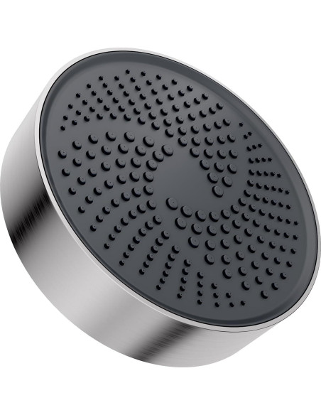 Cabezal de Ducha Alta Presión AULEEND 20 cm Niquel Cepillado