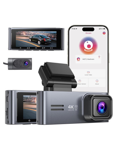 Cámara de tablero Sarmert M572 4K/1080P Dual con WiFi