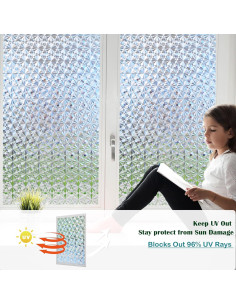 Película de Privacidad Niviy 30x200 cm Vinilo Anti-UV 2