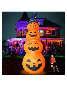 Calabazas Inflables Gigantes DearSun 12FT con Luces LED Halloween