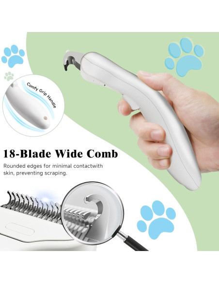 Cepillo de Vapor 3 en 1 VVWVVW para Perros y Gatos Cepillo de Vapor 3 en 1 VVWVVW para Perros y Gatos